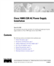 Cisco Systems 10005 Manual