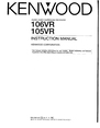 Kenwood 105VR Manual