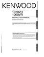 Kenwood 1070VR Manual
