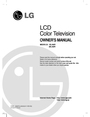 LG Electronics 15LA6R Owner Manual