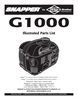 Snapper 01666-1 Manual