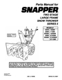 Snapper 10305 Manual